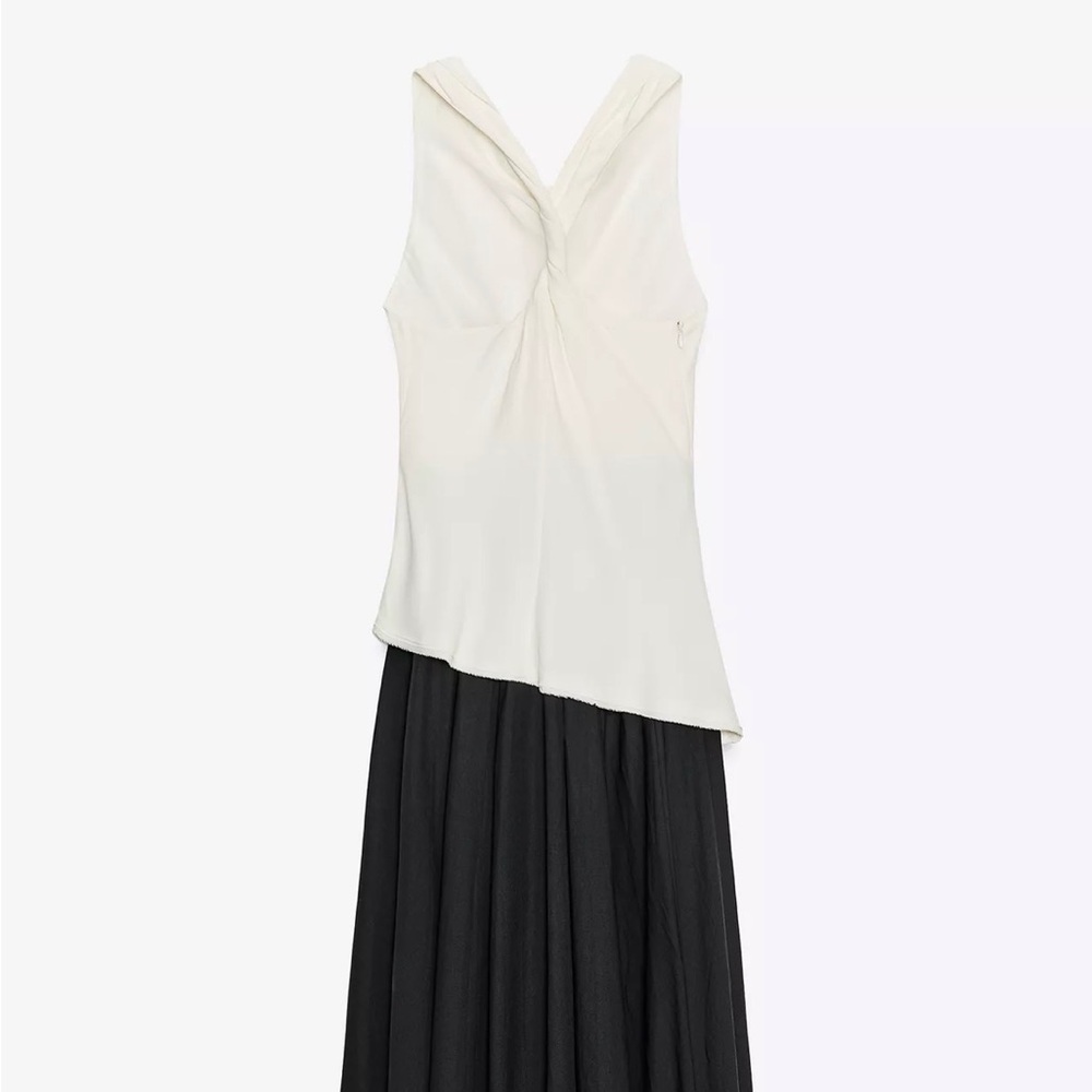 ZW Collection Combination Halter Dress